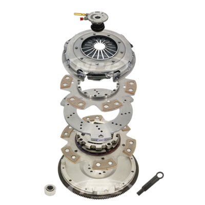 260mm Carbotic Button Twin Plate Sprung Center Kit