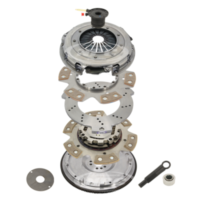 260mm Carbotic Button Twin Plate Sprung Center Kit