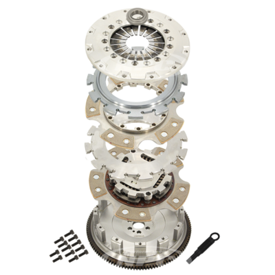 225mm Carbotic Button Twin Plate Sprung Center (will req push pull converter*)