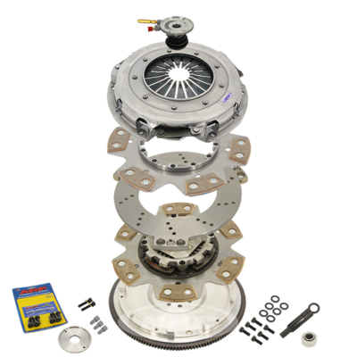 260mm Carbotic Button Twin Plate Sprung Center