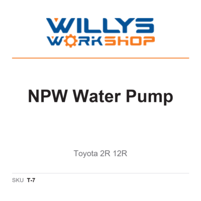 NPW Water Pump  | Toyota 2R 12R