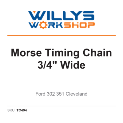 NVP Morse Timing Chain 3/4" Wide | Ford 302 351 Cleveland
