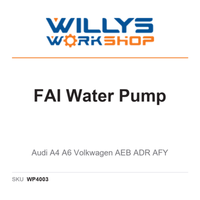 FAI Water Pump | Audi A4 A6 Volkwagen AEB ADR AFY