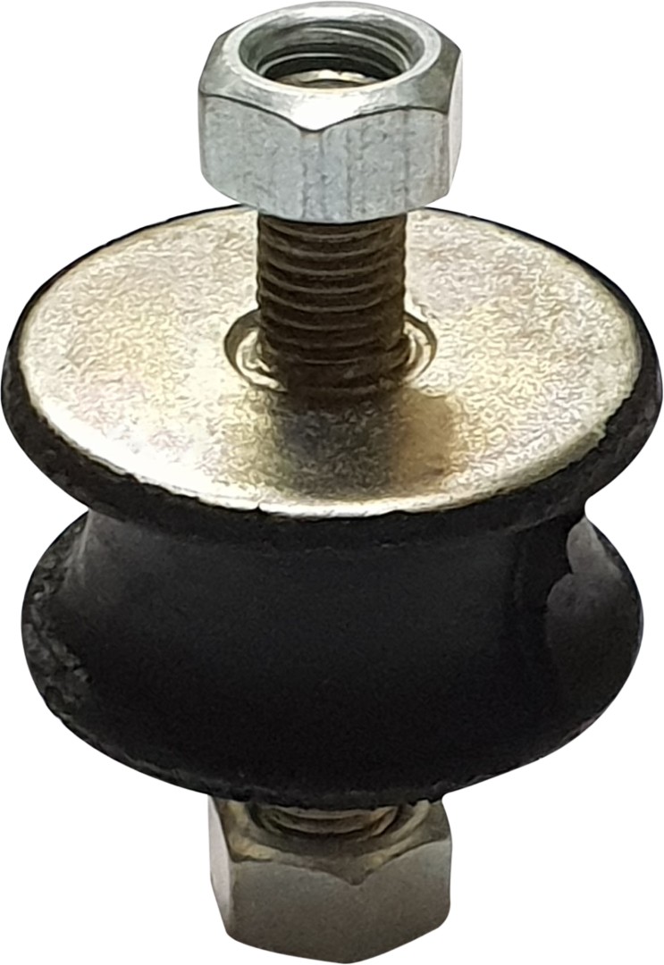 Universal Cotton Reel Rubber Mount-34mm Dia, 20mm Thick, 52mm O/A Height, 5/16UNF Thread