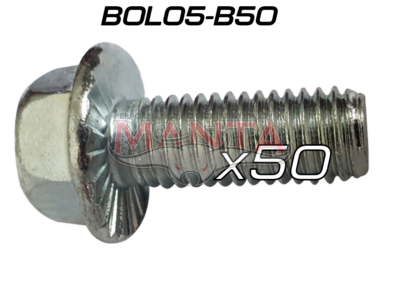(Pack 50) 14mm Head 25mm x 10mm x 1.5p (Nissan Patrol, D22, Falcon Extractor Bolt)