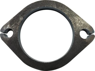2 Bolt Ford EA-FG Cat Flange 2 1/2in ID, 87mm Bolt Centres, 11mm Bolt Holes, 10mm Thick M/S