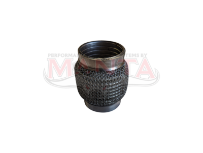 1 7/8in ID x 75mm (3in) Stainless Steel Flex Bellow With Interlock Tube Liner