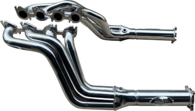 Ford FG Supercharged V8 5.0L 4 - 1, 1 7/8in Primary, 3in Outlet. - Ceramic Coated (Silver)