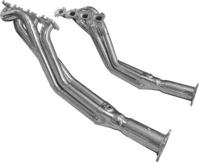 Ford Falcon FG V8 5.4L Boss 4-1, 1 3/4in Primary, 3in Outlet. - Ceramic Coated (Silver)