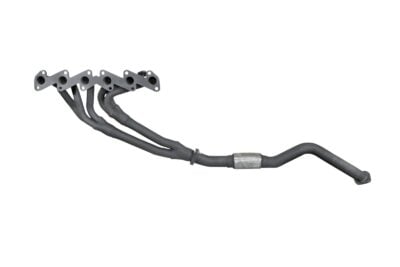 Toyota LandCruiser HZJ105 1HZ Motor Direct Fit With Flex & EGR Fitting - Ceramic Coated (Silver)