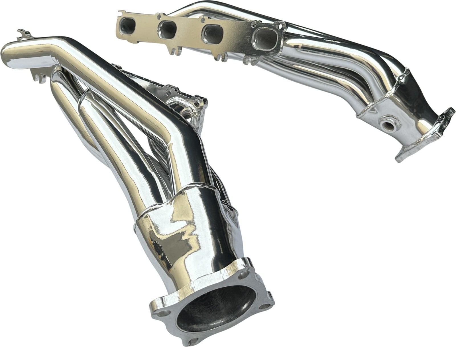 RAM 1500 V8 HEMI 1 3/4in Extractors with 3in outlets - Ceramic Coated (Silver) - Suit DT, DS, TRX