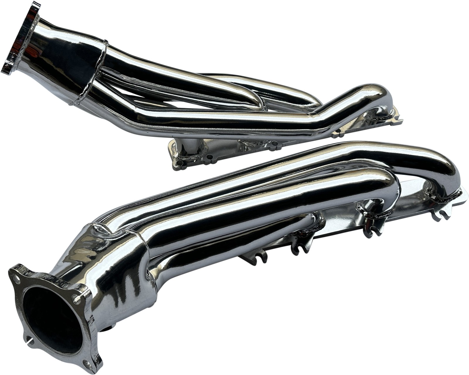 RAM 1500 V8 HEMI 1 3/4in Extractors with 3in outlets - Ceramic Coated (Silver) - Suit DT, DS, TRX - Image 3