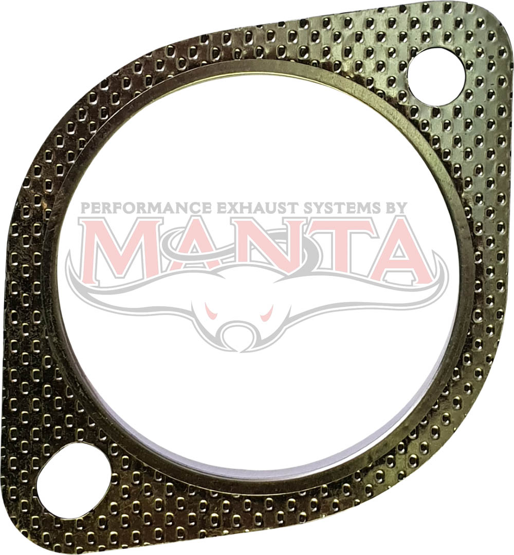 gmg093-3_01 (Pack 100) Universal 2 Bolt Gasket 3in Centre 105mm Bolt Centres