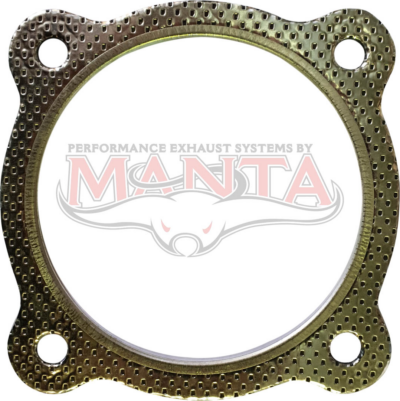 (Pack 10) 4 Bolt Universal Gasket 4in Bore 93mm Bolt Centres 9mm Bolt Holes (Suit FE187 Plate)