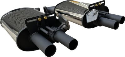 VE VF Sedan 3in Rear Mufflers (pair) with electric valves
