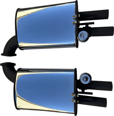 VE Sedan 3in Rear Mufflers (pair) - With Vacuum Bimodal