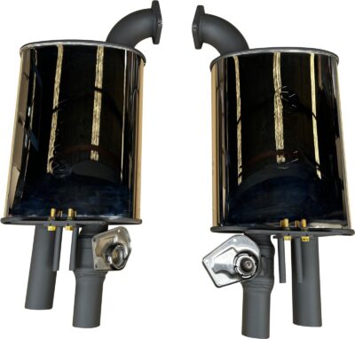 VE VF Sedan 2 1/2 in Rear Mufflers (pair) with electric valves
