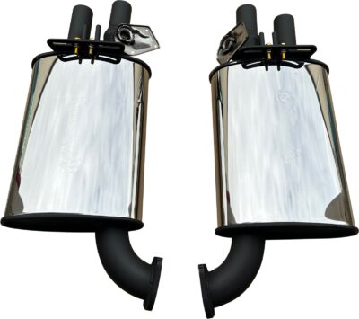 VE VF Sedan 2 1/2 in Rear Mufflers (pair) with electric valves
