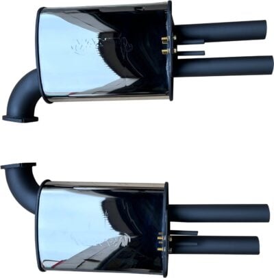 VE Ute 3in Rear Mufflers (pair) - With Vacuum Bimodal