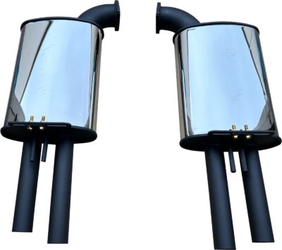 VE Ute 3in Rear Mufflers (pair) - With Vacuum Bimodal