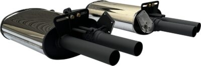 VE VF Ute 2.5in Rear Mufflers (pair) with electronic valves