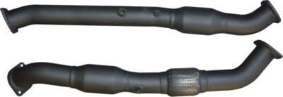 Toyota LandCruiser VDJ200 V8 4.5L T.D. 2016 Dual 3in Engine Pipes With Cats and DPF Sensors