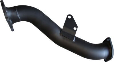 LandCruiser HDJ80-HZJ105 1HDT 3in Dump Pipe Inside Chassis, 4 Bolt Fixed Rectangle Style Flange
