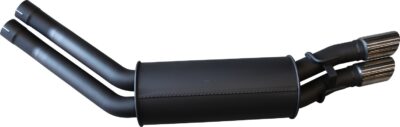 Holden Commodore VY - VZ ClubSport 2 1/2in Dual Rear Muffler With Chrome Tips (MBM172MF)