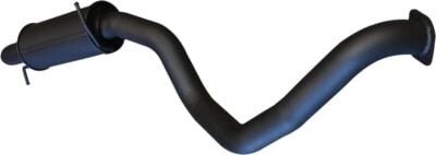 Mitsubishi Pajero NS-NT 3.2L Turbo Diesel 3in Rear Muffler With Droopy Tip