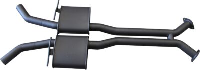 Holden Commodore VU-VZ V8 Ute 2 1/2in Dual Centre Mufflers to Suit LH & RH Exit Rears