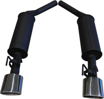 Holden Commodore VU VY VZ V8 Ute 2 1/2in LHS Exit Rear Muffler With Oval Tip (MBM240MF)