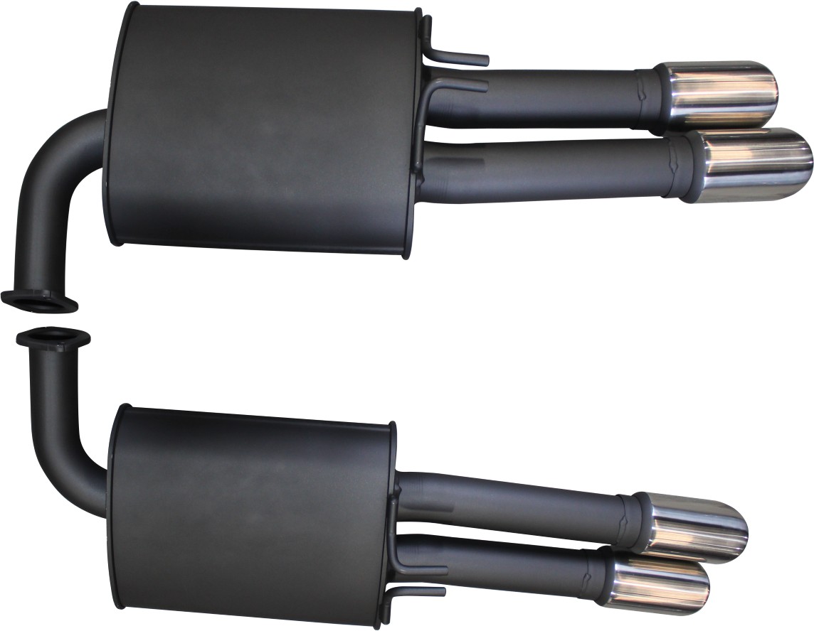 mbm493mf-01-mpiclean Holden WM HSV Grange V8 6.0L 2 1/2in Rear Mufflers (MBM493MF)