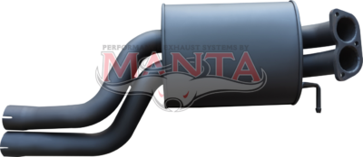 Ford Falcon FG XR8/GT Sedan 2 1/2in Dual Centre Muffler (MBM498MF)