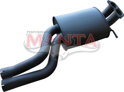 Ford Falcon FG XR8/GT Sedan 2 1/2in Dual Centre Muffler (MBM498MF)