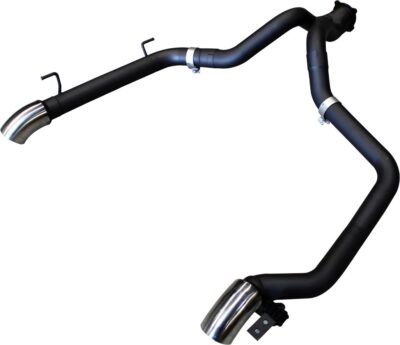 Toyota LandCruiser VDJ200 Wagon 3in LH & RH Exit TailPipes With 4in Dump Tips