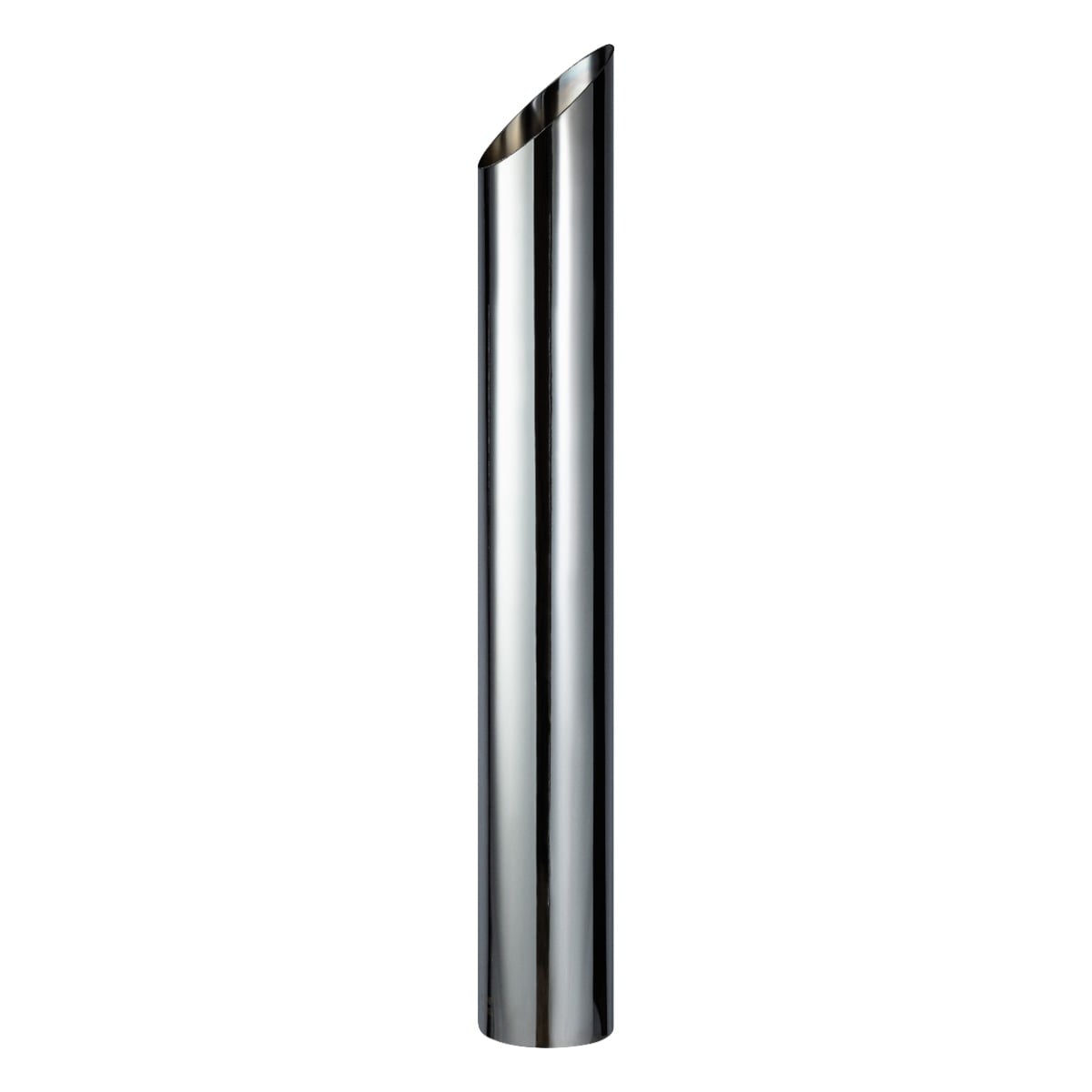 mitre_cut_45_chrome_stack_mrxparts-9057_1_1 CHROME EXHAUST STACK STRAIGHT MITRE CUT 5in OD X 60in (1525MM) LONG, PLAIN INLET
