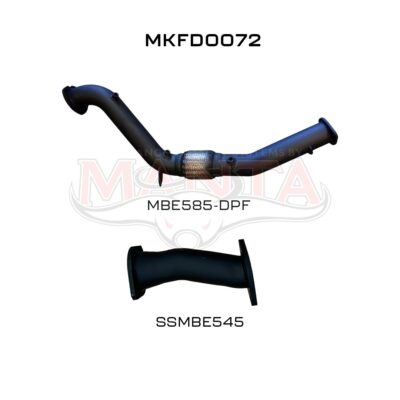 Ford Ranger PX2 & PX3 3.2L TD, 3in DPF Replacement Without Cat, Bolts To Std OEM System (MKFD0072)