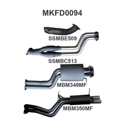 Ford Falcon BA BF XR6 Turbo 2.5in Dual Turbo Back (MKFD0094)