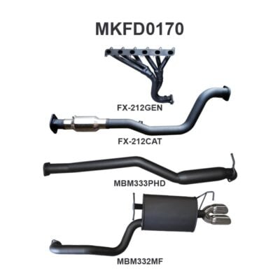 Ford Falcon FG 6 Cylinder N/A Sedan Full System Hotdog/Muffler (MKFD0170)