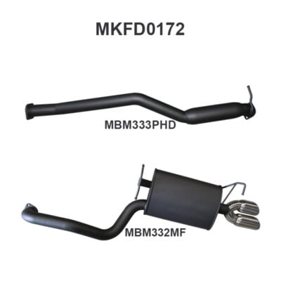 Ford Falcon FG 6 Cylinder N/A Sedan Catback Hotdog/Muffler (MKFD0172)