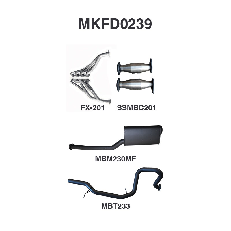 mkfd0239-01-mpiclean Ford NF/NL Fairlane & LTD 5.0L V8 Full System