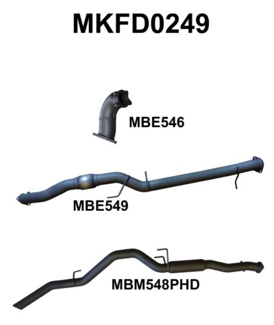 Ford PJ, PK Ranger 3.0L Auto Without Cat, Hotdog