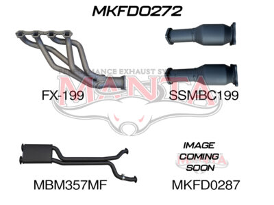 Ford Falcon EA - EL V8 Sedan 2.5in Dual With Extractors (MKFD0272)