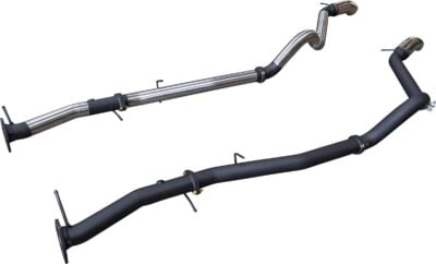 Ford Next Gen T6.2 Everest V6 3in DPF Back Without Centre Muffler With 4in Dump Tip (MKFD0299)