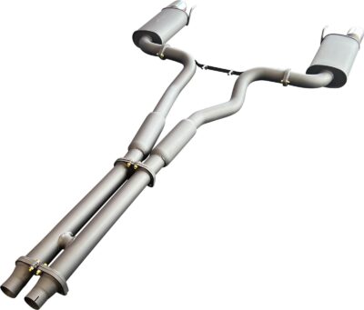 FORD MUSTANG V8 FM 2015 - 2017 3in CATBACK WITHOUT CENTRE MUFFLER WITH REAR MUFFLERS & TWIN TIPS (MKFD0314)
