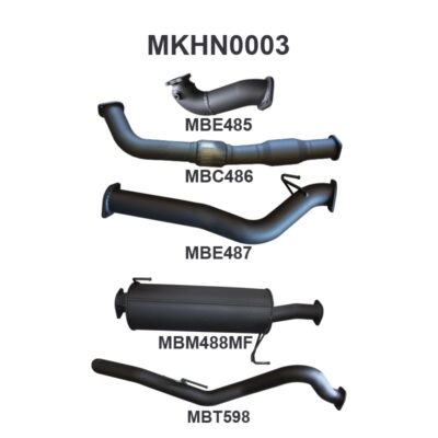 Holden Colorado RC 3.0L 08 - 10 SWB WITH CAT & WITH MUFFLER (MKHN0003)