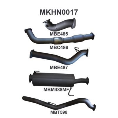 Holden Rodeo RA 3.0L SWB CRD With Cat & Muffler (MKHN0017)