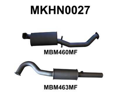 Holden Commodore VL Commodore 3.0L 6 Cylinder 3in Catback Muffler/Muffler (MKHN0027)