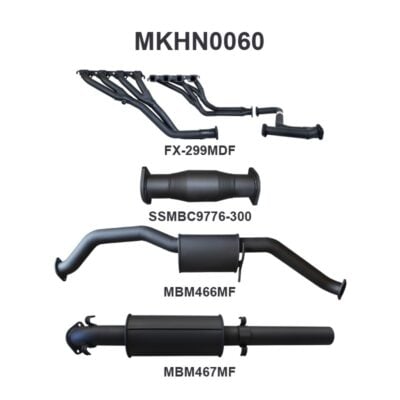 Holden Commodore VP VR VS SEDAN 5.0L V8 IRS MANUAL 3IN SYSTEM WITH CAT & DUAL MUFFLERS (MKHN0060)
