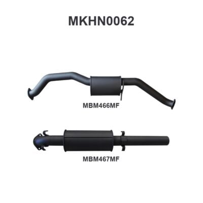 Holden Commodore VP VR VS Sedan 5L V8 IRS 3in Catback Muffler (MKHN0062)